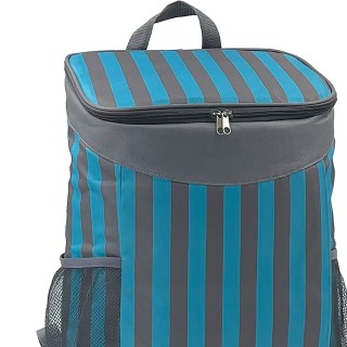 BAKAJI Τσάντα Ψυγείο Χειρός Χωρητικότητας 17L με Ρίγες 30x17x42cm 0... BAKAJI Τσάντα Ψυγείο Χειρός Χωρητικότητας 17L με Ρίγες 30x17x42cm 0...