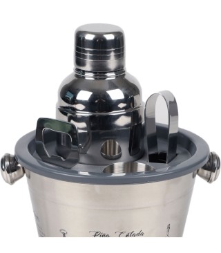 Παγοδοχείο με Αξεσουάρ για Κοκτέιλ 22x17x15cm Urban Living 30940 Παγοδοχείο με Αξεσουάρ για Κοκτέιλ 22x17x15cm Urban Living 30940