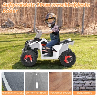 Costway Ηλεκτρικό Παιδικό Τετράτροχο Όχημα με Ρεαλιστική Οδήγηση κ... Costway Ηλεκτρικό Παιδικό Τετράτροχο Όχημα με Ρεαλιστική Οδήγηση κ...