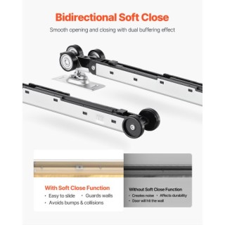 VEVOR Κιτ Συρόμενης Πόρτας για Πόρτες 610-762mm Πλάτος και 2032mm Ύ... VEVOR Κιτ Συρόμενης Πόρτας για Πόρτες 610-762mm Πλάτος και 2032mm Ύ...