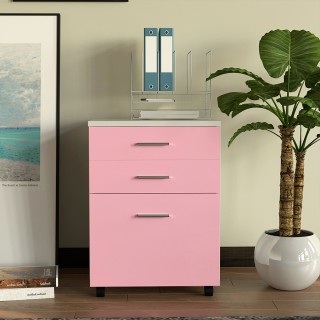 BAKAJI Συρταριέρα Γραφείου Ξύλινη MDF Ντουλάπι Εκτυπωτή 3 Συρτάρια... BAKAJI Συρταριέρα Γραφείου Ξύλινη MDF Ντουλάπι Εκτυπωτή 3 Συρτάρια...