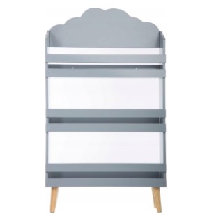 Γκρι Ράφι Αποθήκευσης - 3 Επίπεδα 58 x 18 x 100 εκ.  127154B Atmosp...