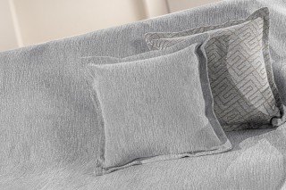 Guy Laroche Ριχτάρι Καναπέ Perth Grey (Τριθέσιος) 180x300 ,11330301...