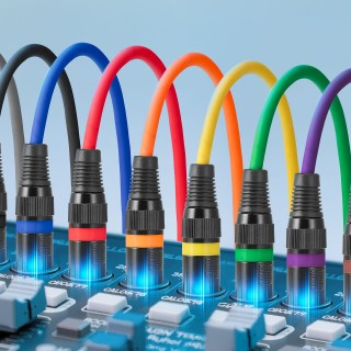 VEVOR Καλώδιο Μικροφώνου XLR 3.3 FT με Χρυσαφένια Pins & Πολύχρωμου... VEVOR Καλώδιο Μικροφώνου XLR 3.3 FT με Χρυσαφένια Pins & Πολύχρωμου...