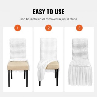 Καλύμματα Καρεκλών VEVOR Spandex (4 Τεμ Λευκά) YTBS4PCSZKHB8CTN7V0 Καλύμματα Καρεκλών VEVOR Spandex (4 Τεμ Λευκά) YTBS4PCSZKHB8CTN7V0