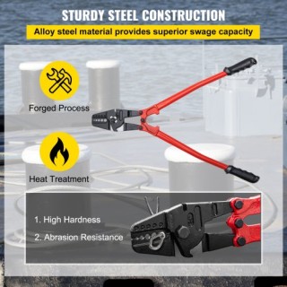 VEVOR Χειροκίνητη Πρέσα 24 για Χαλκό & Αλουμίνιο 1/16-3/16 YJQ24YC... VEVOR Χειροκίνητη Πρέσα 24 για Χαλκό & Αλουμίνιο 1/16-3/16 YJQ24YC...