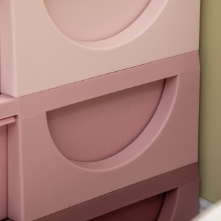 HOMCOM Ροζ Συρταριέρα 6 Συρταριών για Παιδιά 3-6 Ετών με Στρογγυλεμ... HOMCOM Ροζ Συρταριέρα 6 Συρταριών για Παιδιά 3-6 Ετών με Στρογγυλεμ...