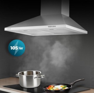 Απορροφητήρας Bolero Flux PM 903500 60 cm Ανοξείδωτο Ατσάλι 65 W CE...