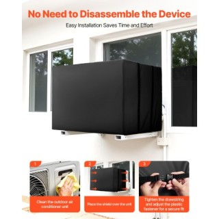 VEVOR Κάλυμμα Κλιματιστικού Αδιάβροχο με Ρυθμιζόμενο Λουρί 530 x 40...