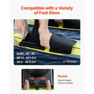 VEVOR Σκι Νερού 116.8 cm με Ρυθμιζόμενες Δέστρες X-7 HSQXLK48INCH09... VEVOR Σκι Νερού 116.8 cm με Ρυθμιζόμενες Δέστρες X-7 HSQXLK48INCH09...