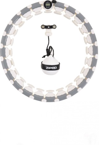 Hula Hoop με Βάρος και Λειτουργία Μασάζ 300–350 mm Λευκό-Γκρι131123... Hula Hoop με Βάρος και Λειτουργία Μασάζ 300–350 mm Λευκό-Γκρι131123...