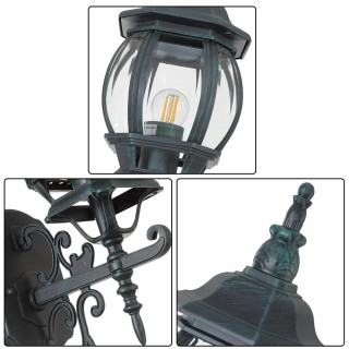 BAKAJI Επιτοίχιο Φανάρι Αλουμινίου Εξωτερικού Χώρου Χρώματος Πράσι... BAKAJI Επιτοίχιο Φανάρι Αλουμινίου Εξωτερικού Χώρου Χρώματος Πράσι...