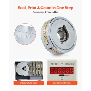 VEVOR Κατακόρυφη Συνεχής Μηχανή Σφράγισης Σάκου 6-12 mm με Ρολλό Εκ... VEVOR Κατακόρυφη Συνεχής Μηχανή Σφράγισης Σάκου 6-12 mm με Ρολλό Εκ...