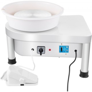 Ηλεκτρικός Τροχός Κεραμικής VEVOR 25CM με Πεντάλ και Αποσπώμενη Λεκ... Ηλεκτρικός Τροχός Κεραμικής VEVOR 25CM με Πεντάλ και Αποσπώμενη Λεκ...