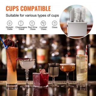 VEVOR Μηχανή Γυαλίσματος Ποτηριών 5 Βουρτσών 330 Ποτήρια/Ώρα για Μ... VEVOR Μηχανή Γυαλίσματος Ποτηριών 5 Βουρτσών 330 Ποτήρια/Ώρα για Μ...