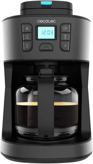 Digital Filter Coffee Maker with Grinder, 12 Cup Capacity & Technology...