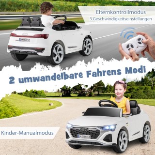 Costway  Παιδικό Ηλεκτρικό Αυτοκίνητο Audi SQ8 12V με Τηλεχειριστήρ...