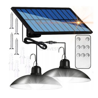 Ηλιακό Φωτιστικό LED Διπλό με Αισθητήρα Νύχτας – 14,8 x 6,4 cm – 12... Ηλιακό Φωτιστικό LED Διπλό με Αισθητήρα Νύχτας – 14,8 x 6,4 cm – 12...