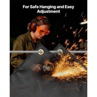 VEVOR Στρώμα Συγκόλλησης από Σιλικονούχο Fiberglass, Ανθεκτικό σε Θ...