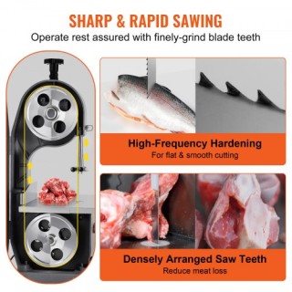 Λεπίδα Πριονιού VEVOR για Κοπή Κρέατος & Οστών 65  JGJJT1650MM16U0Z8V0