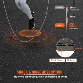 VEVOR 12 Τεμ. Πατάκια Γυμναστικής 1/2 24x24 EVA & Καουτσούκ, 48 τ.π... VEVOR 12 Τεμ. Πατάκια Γυμναστικής 1/2 24x24 EVA & Καουτσούκ, 48 τ.π...