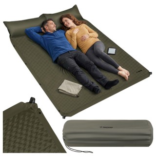 Trizand Trizand Αυτοφούσκωτο Διπλό Υπνόστρωμα Camping 186x130x3 cm ...
