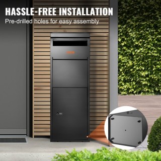 VEVOR Κουτί Παράδοσης Δεμάτων Εξωτερικού Χώρου με Κλειδαριά και Αντ...