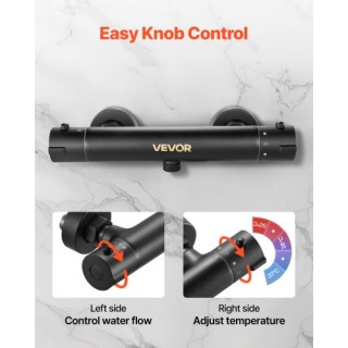VEVOR Θερμοστατικός Μίκτης Ντους με Ηλεκτροφορητική Επίστρωση για Μ... VEVOR Θερμοστατικός Μίκτης Ντους με Ηλεκτροφορητική Επίστρωση για Μ...