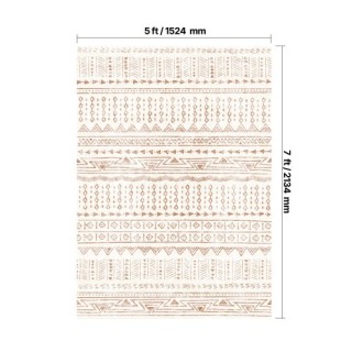 VEVOR Μοντέρνο Χαλί 5x7 ft Αντιολισθητικό και Αντοχής στο Σκίσιμο σ...