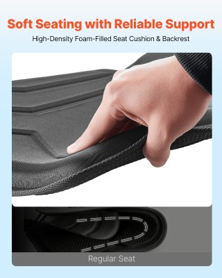 VEVOR Κάθισμα Καγιάκ 31mm, Μαλακή Εξαγωνική Σχεδία με Υποστήριξη Πλ...