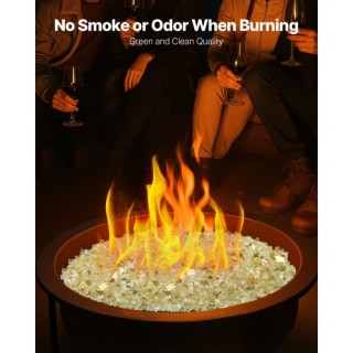 VEVOR Χρυσά Γυάλινα Διακοσμητικά Πέτρες 1/2-Inch για Τζάκι και Πυρσ... VEVOR Χρυσά Γυάλινα Διακοσμητικά Πέτρες 1/2-Inch για Τζάκι και Πυρσ...