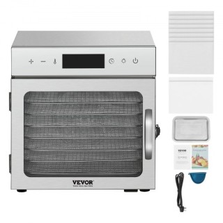 VEVOR Αφυγραντήρας Τροφίμων 8 Δίσκων 400W Ανοξείδωτος SGHGJ400W8CTH... VEVOR Αφυγραντήρας Τροφίμων 8 Δίσκων 400W Ανοξείδωτος SGHGJ400W8CTH...