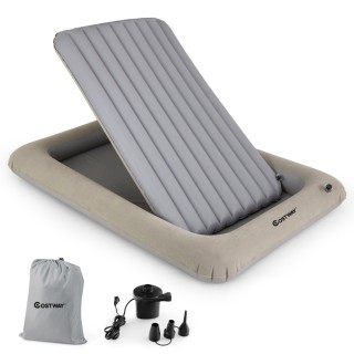 Costway Φουσκωτό παιδικό κρεβάτι με ηλεκτρική αντλία & τσάντα μετα... Costway Φουσκωτό παιδικό κρεβάτι με ηλεκτρική αντλία & τσάντα μετα...