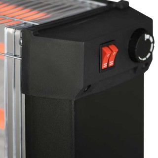 BAKAJI Ισχυρή Ηλεκτρική Θερμάστρα Χαλαζία 2200W KS-2760 με 4 Στοιχε...