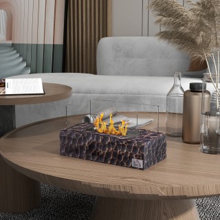 Επιτραπέζιο τζάκι βιοαιθανόλης HOMCOM με καυστήρα 1,15L και γυάλινο... Επιτραπέζιο τζάκι βιοαιθανόλης HOMCOM με καυστήρα 1,15L και γυάλινο...