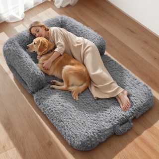 VEVOR Ορθοπεδικό Κρεβάτι Ανθρώπου με Memory Foam, Σκούρο Γκρι RLGCS... VEVOR Ορθοπεδικό Κρεβάτι Ανθρώπου με Memory Foam, Σκούρο Γκρι RLGCS...