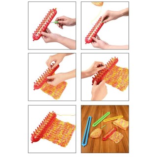 BAKAJI Σετ Πλέξης Βελόνες Κροσέ 4τμχ + Αξεσουάρ Βελόνες Βελονάκι Κα...