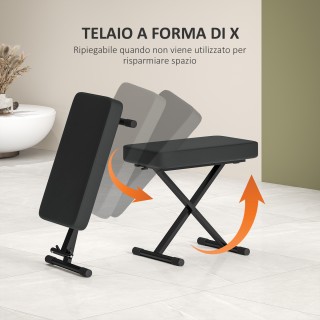 HOMCOM Πτυσσόμενο και Ρυθμιζόμενο Σκαμπό Πιάνου σε 4 Ύψη, από PU Δέ... HOMCOM Πτυσσόμενο και Ρυθμιζόμενο Σκαμπό Πιάνου σε 4 Ύψη, από PU Δέ...