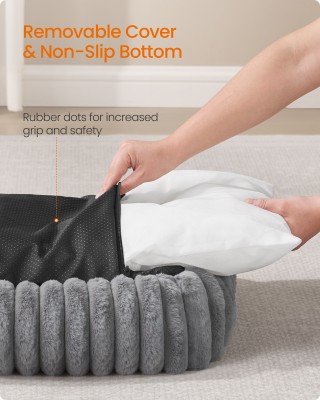 Feandrea Κρεβάτι-καναπές για μεγάλο σκύλο με μαλακή επένδυση, πλενό...