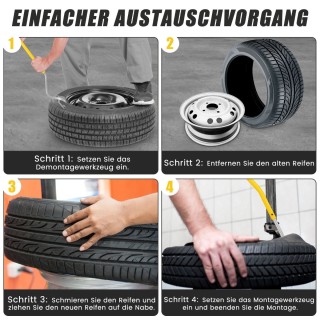 Costway Σετ Αλλαγής Ελαστικών 3 Τεμαχίων με Ανθεκτική Κατασκευή κα... Costway Σετ Αλλαγής Ελαστικών 3 Τεμαχίων με Ανθεκτική Κατασκευή κα...