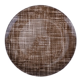 Villa dEste Home Σετ 6 τμχ Καφέ Πορσελάνινο Επίπεδο Πιάτο με Υφή 59...