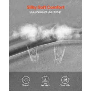 VEVOR Πολυθρόνα Bean Bag με Μπράτσα για Ενήλικες, Γκρι Βελούδο FSYX...