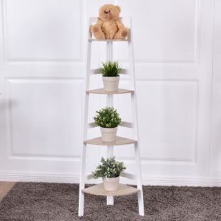 Costway Γωνιακό Ράφι Μπάνιου με 3/4 Επίπεδα Ξύλινο 32 x 32 x 138 cm... Costway Γωνιακό Ράφι Μπάνιου με 3/4 Επίπεδα Ξύλινο 32 x 32 x 138 cm...