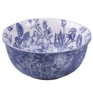 Villa DEste Σετ 3τμχ Μπωλ από πορσελάνη με λουλουδάτο μοτίβο σε λιλ... Villa DEste Σετ 3τμχ Μπωλ από πορσελάνη με λουλουδάτο μοτίβο σε λιλ...