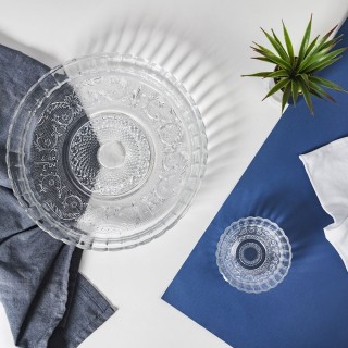 Villa DEste Στρογγυλή γυάλινη πιατέλα σερβιρίσματος 30 εκ. Imperia... Villa DEste Στρογγυλή γυάλινη πιατέλα σερβιρίσματος 30 εκ. Imperia...