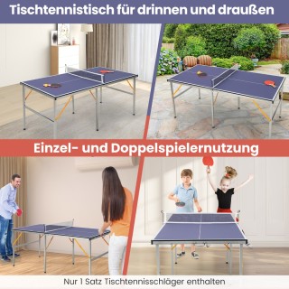 Costway Σετ Πινγκ Πονγκ με Πτυσσόμενο Τραπέζι και Αξεσουάρ για Παιδ... Costway Σετ Πινγκ Πονγκ με Πτυσσόμενο Τραπέζι και Αξεσουάρ για Παιδ...