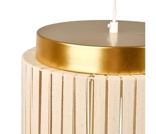 Ostaria Ανάρτηση βαμβακερή Κέοπας μπεζ και χρυσή -37738