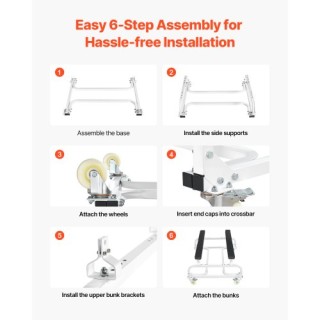 VEVOR Καρότσι Αποθήκευσης Jet Ski 1300 lbs MTTTC1300B00T70CCV0