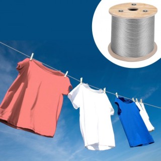 Καλώδιο Ανοξείδωτο VEVOR T316 1/8 7x7 500FT για Κάγκελα & Μπαλκόνια... Καλώδιο Ανοξείδωτο VEVOR T316 1/8 7x7 500FT για Κάγκελα & Μπαλκόνια...