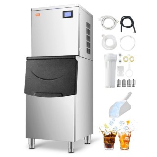 VEVOR Εμπορική Παγομηχανή 400LBS/24H & 250LBS Αποθήκευση Αυτοκαθαρι... VEVOR Εμπορική Παγομηχανή 400LBS/24H & 250LBS Αποθήκευση Αυτοκαθαρι...